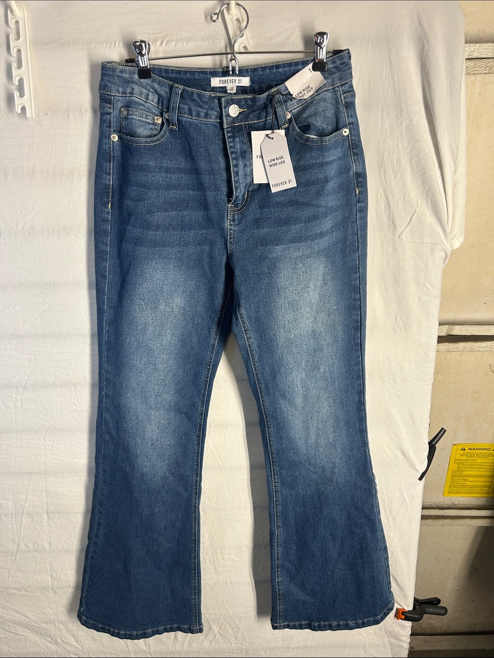 Forever 21 Blue Flare Jeans - Mid Rise